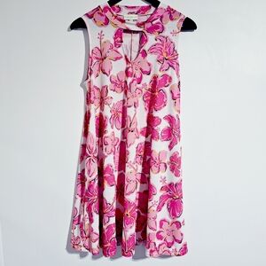 Simply Southern Medium Floral Pullover Summer Midi Dress/ Swimsuit Cover Up